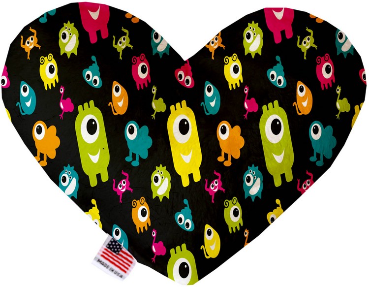 Monster Zoo 8 Inch Canvas Heart Dog Toy